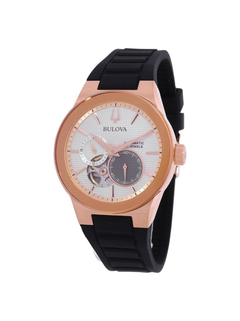 Nwt Bulova Latin Grammy Chronograph Automatic Silver Dial Mens Watch